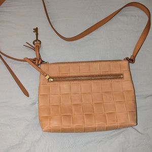 Tan Fossil Crossbody bag